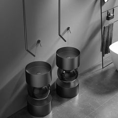 Stainless Steel Globe Freestanding Basin by Zinarch