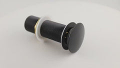 Pop Up Waste Coupling - Ceramic Black