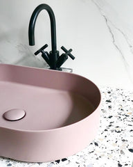 Zinarch Oval Shaped Pastel Basin