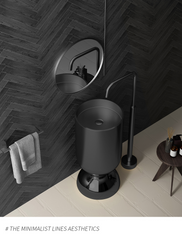 STAINLESS STEEL WINE GLASS FREESTANDING BASIN BY ZINARCH