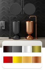 STAINLESS STEEL WINE GLASS FREESTANDING BASIN BY ZINARCH