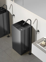 STAINLESS STEEL SQUARE FREESTANDING BASIN