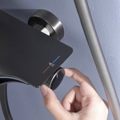 Thermostatic Shower System with Temperature Display & LED light