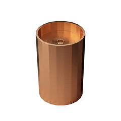 Stainless Steel Polygonal Freestanding Washbasin