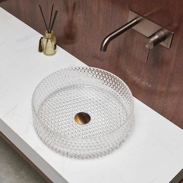 Zinarch Table Top Glass Basin