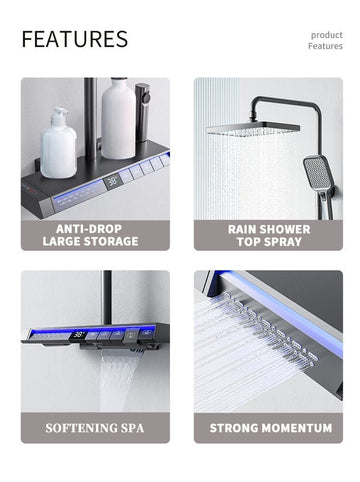 LED Shower Set