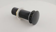 Pop Up Waste Coupling - Ceramic Black