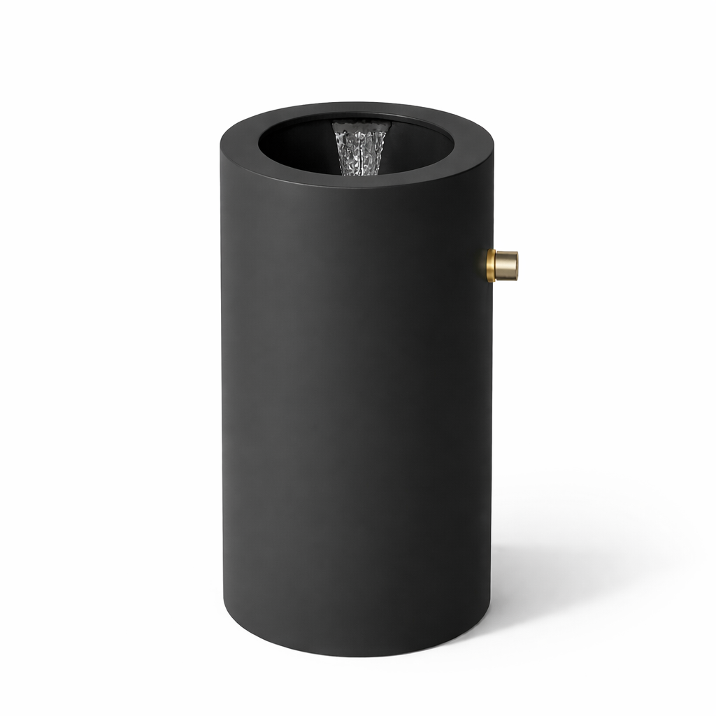 Round Freestanding Basin Modern Cylinder Design