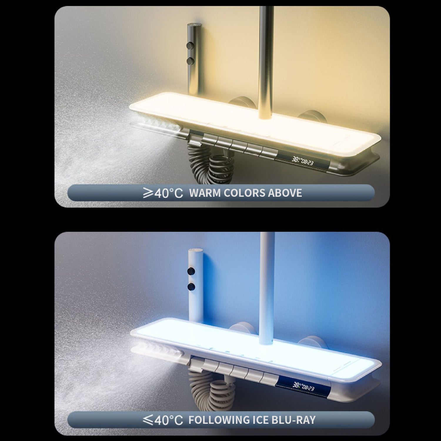 Zinarch Digital Piano Shower Set