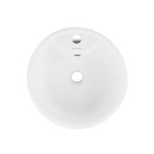 White Round Pedestal Basin by Zinarch