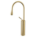 Zinarch Single Lever Basin Sink Mixer Connecting Hoses and Installation kit (Drop Gold)