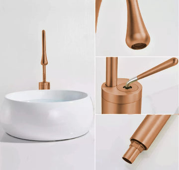 Zinarch Crysta Mixer Rose Gold