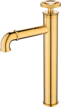 Wheel Cold Faucet Golden