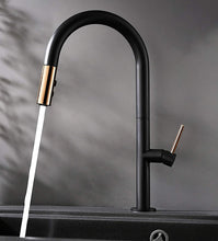 Slim Pull Out Faucet Black