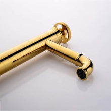 Wheel Cold Faucet Golden