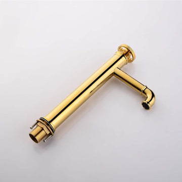 Wheel Cold Faucet Golden