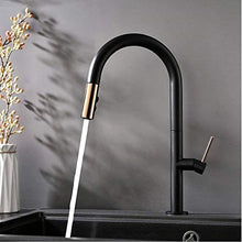 Slim Pull Out Faucet Black