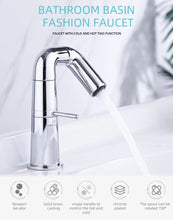 Universal Turning Bathroom Sink hot and Cold Toilet washbasin Faucet, no Water Inlet Pipe