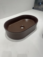 Zinarch Oval Fluted Basin