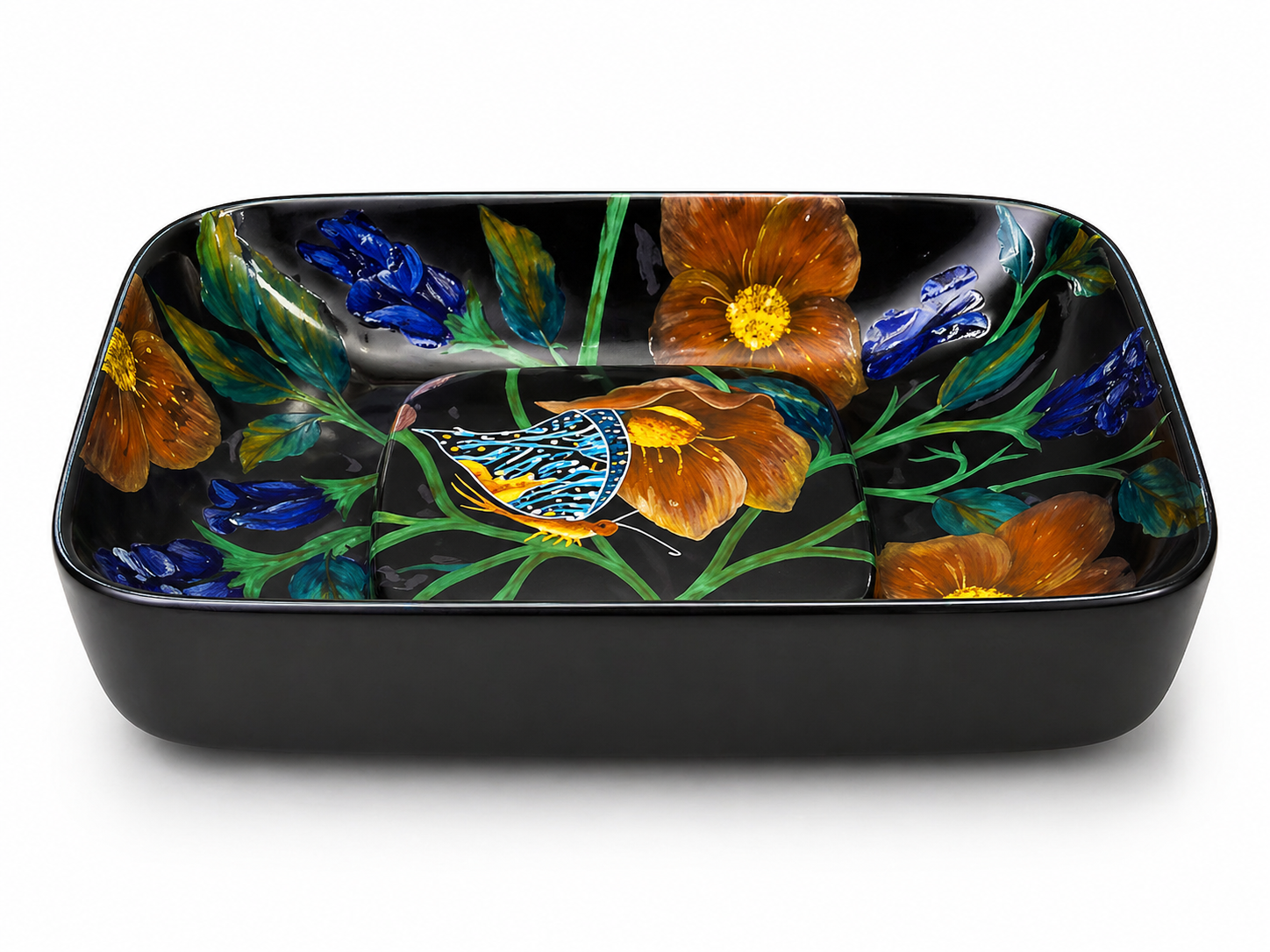 Noir Bloom Art Basin