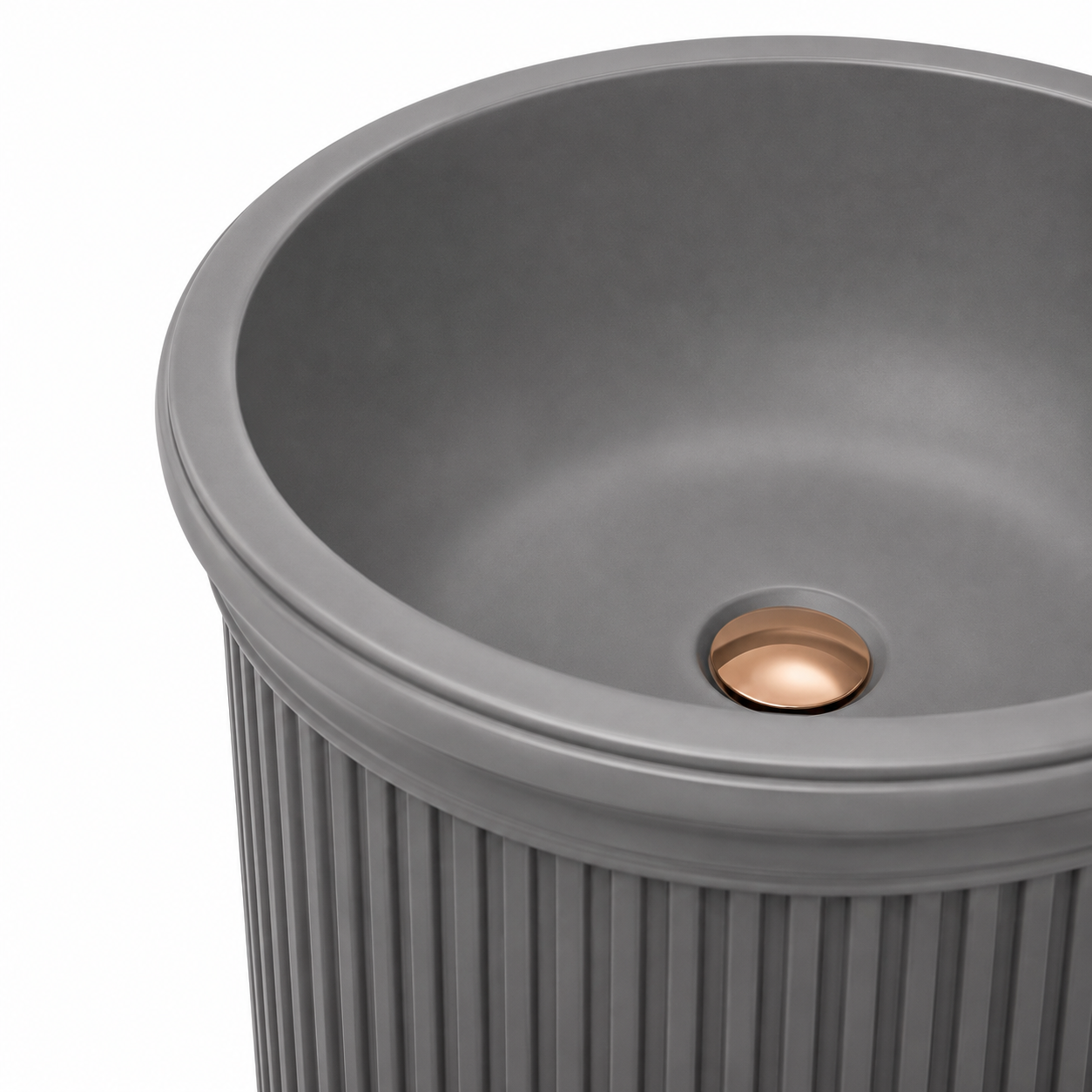 Veyra Fluted Freestanding Basin