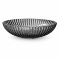 Smoky Grey Fluted Glass Countertop Basin