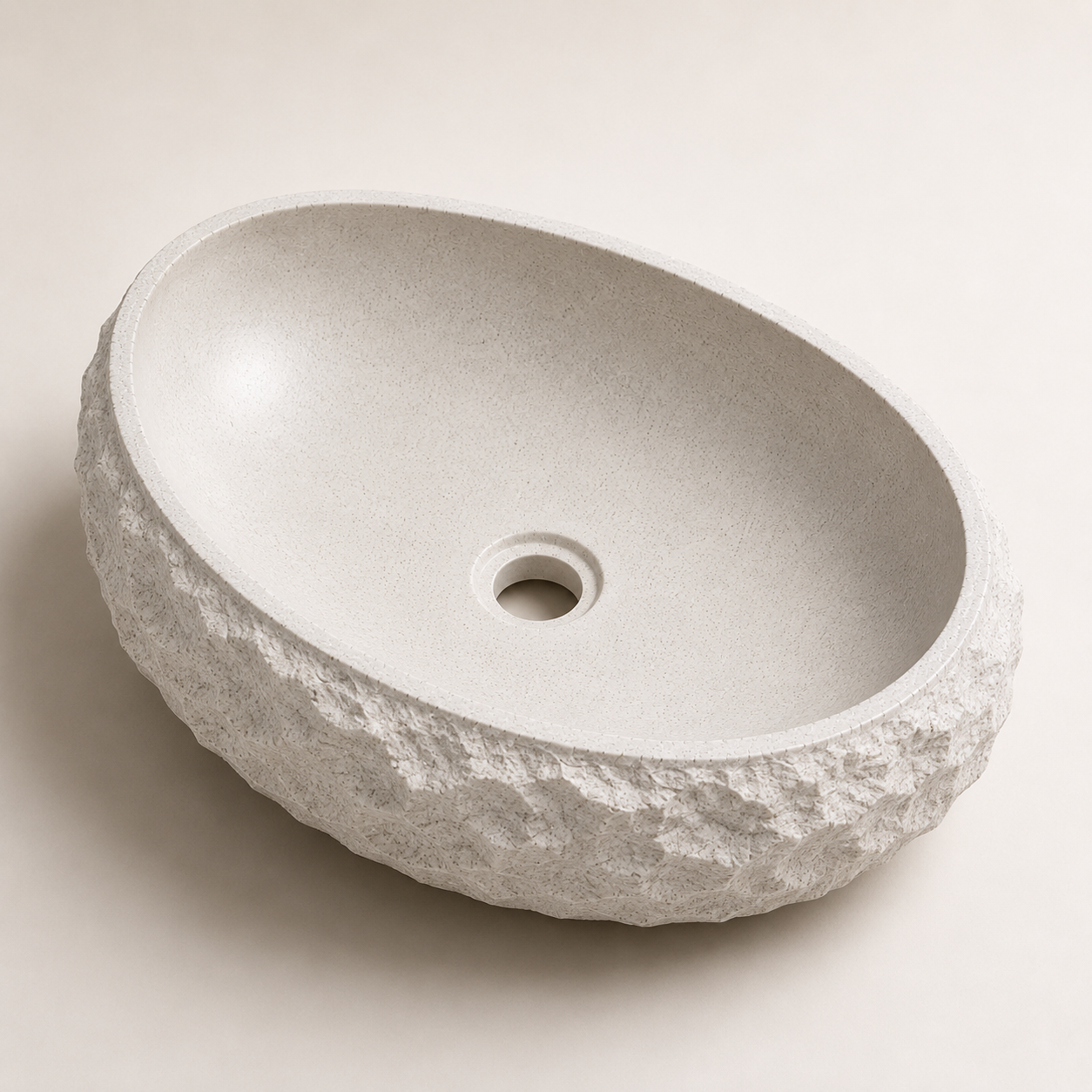 Aurelia Oval Artificial Stone Vessel Basin