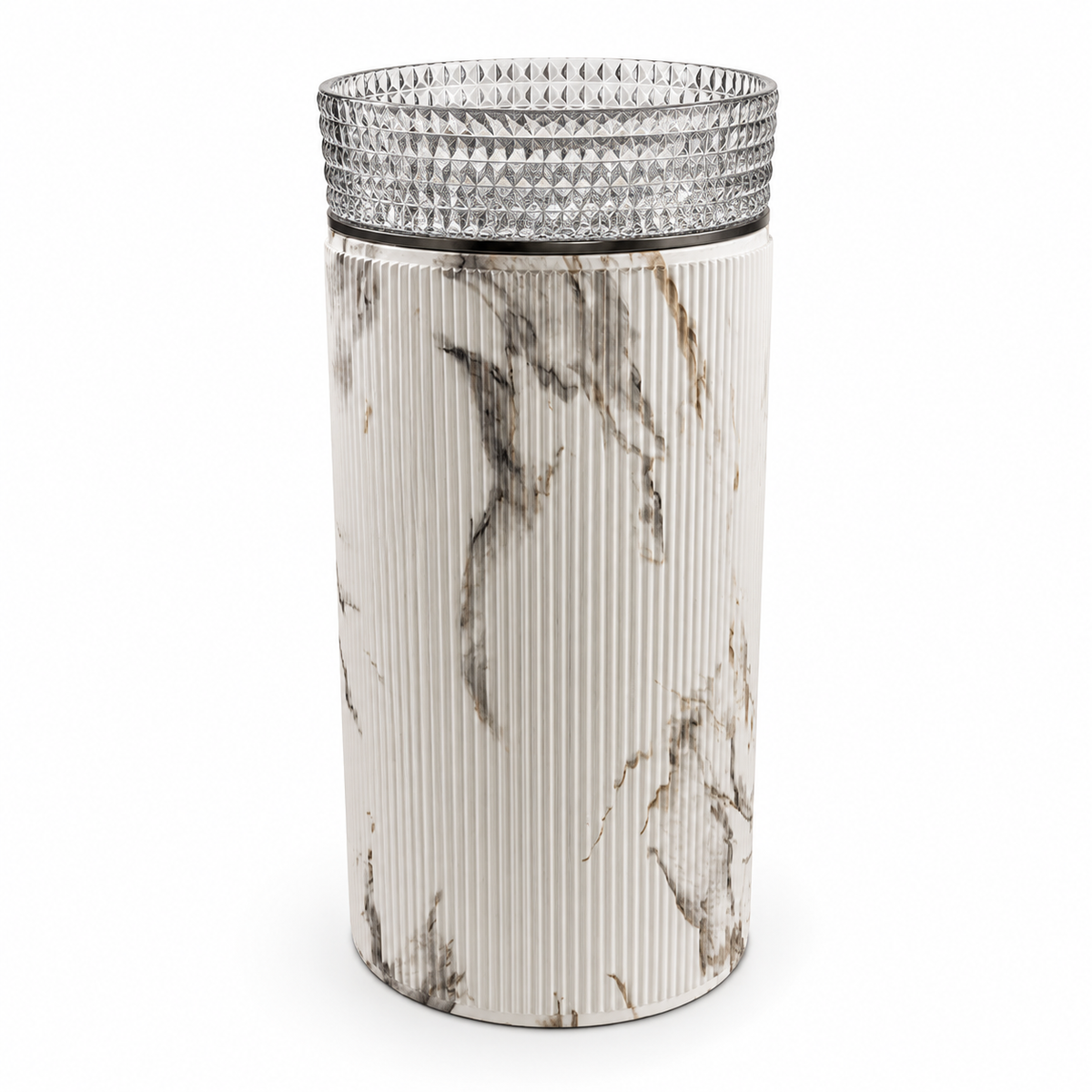 Liora Glass & Stone Pedestal Basin