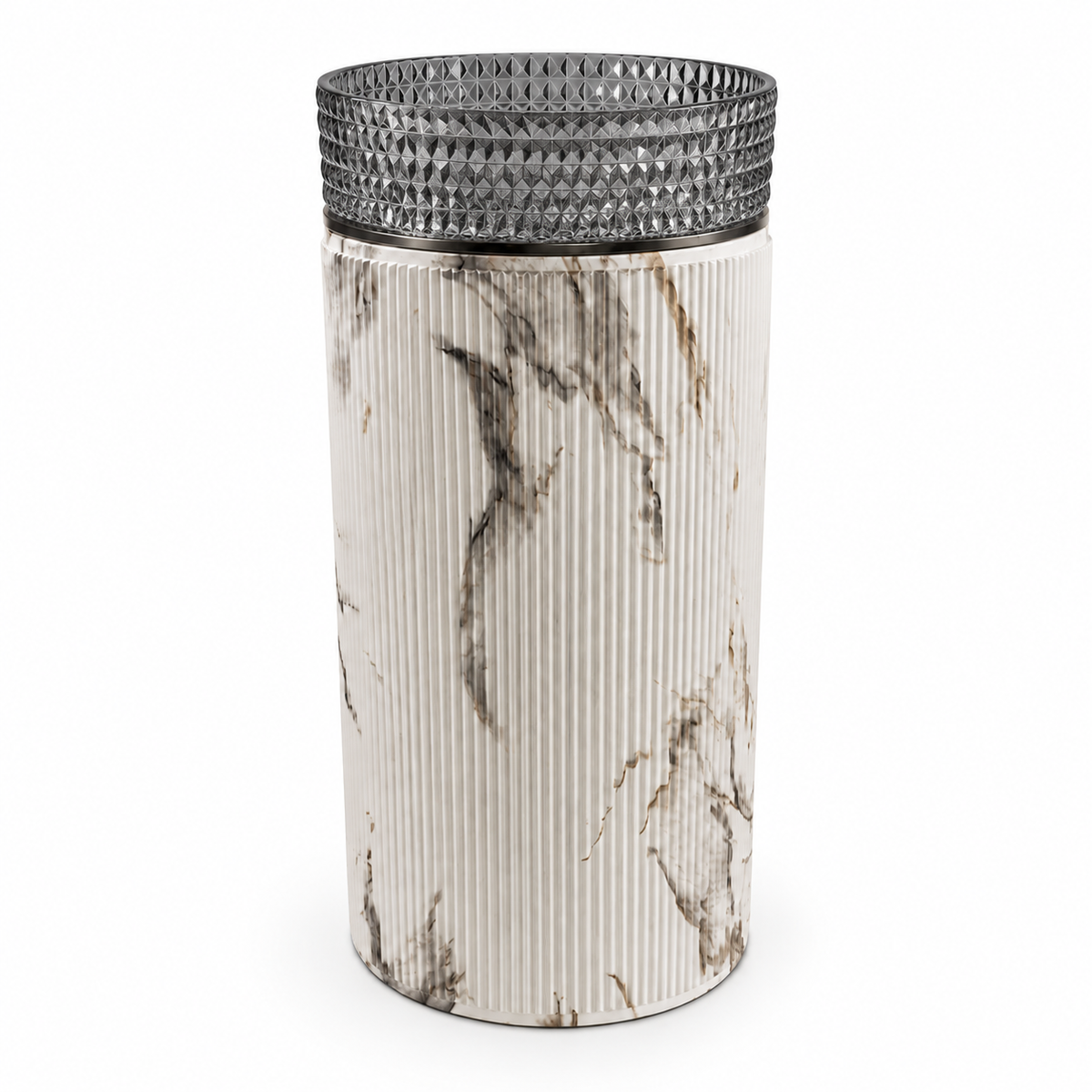 Liora Glass & Stone Pedestal Basin