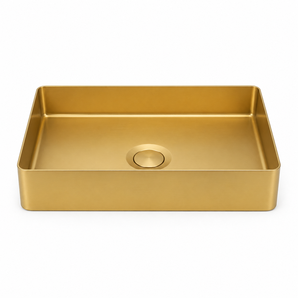 Zinarch Rectangle Shaped Steel Basin