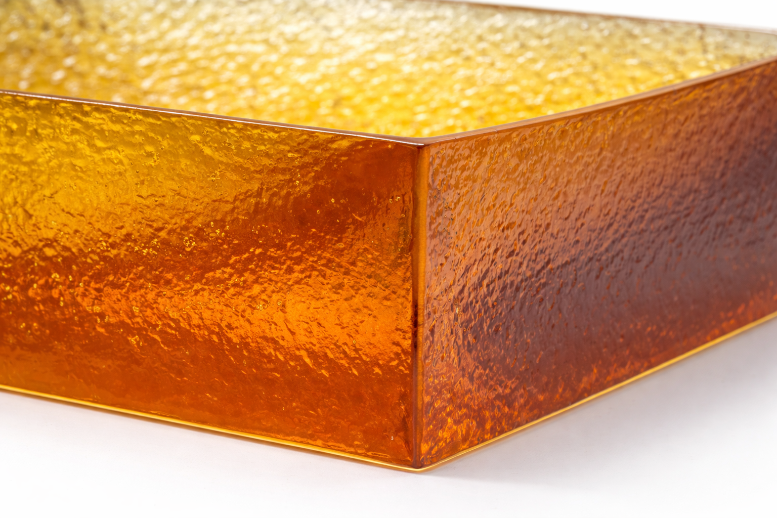 Amber Luxe Glass Countertop Basin