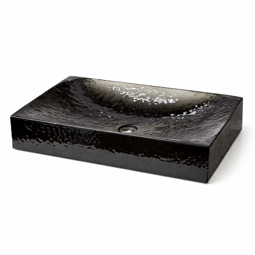 Amber Luxe Glass Countertop Basin