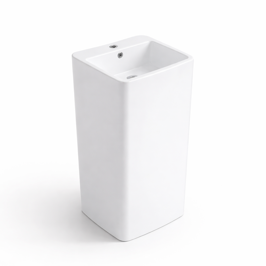 Free Standing Basin Fusion White