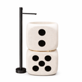 Dice Shaped Artificial Stone Freestanding Basin