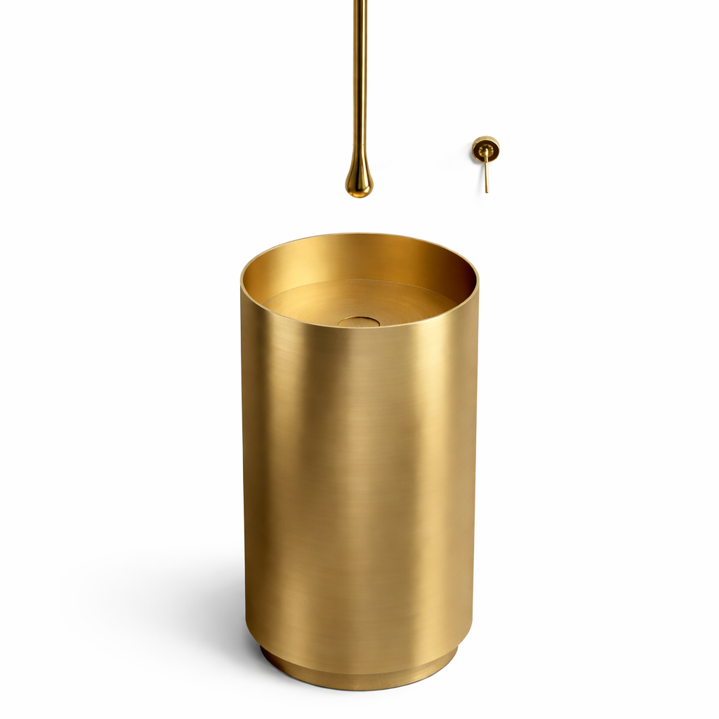 Free Standing Base by Zinarch - Gold And Black