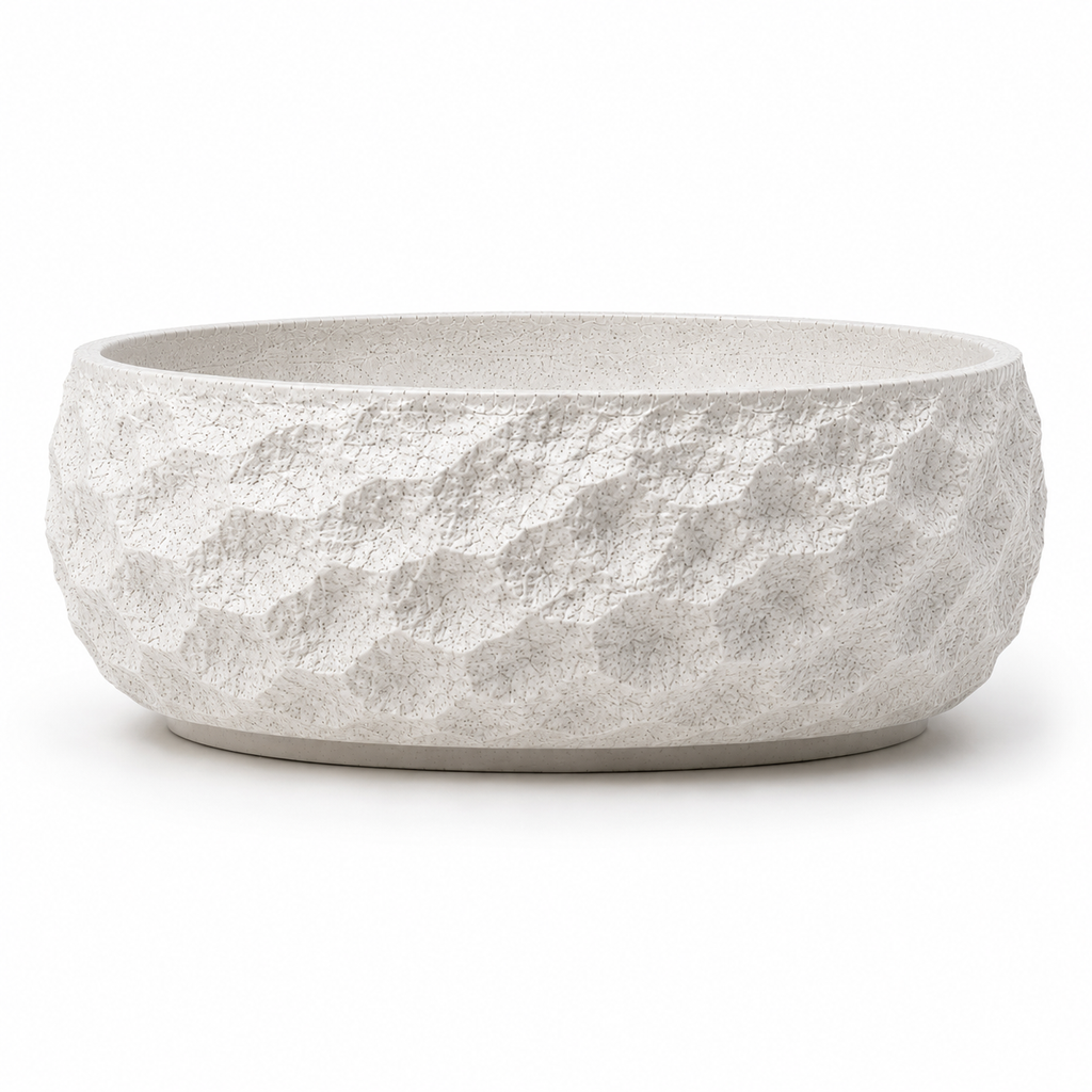 Aurelia Oval Artificial Stone Vessel Basin
