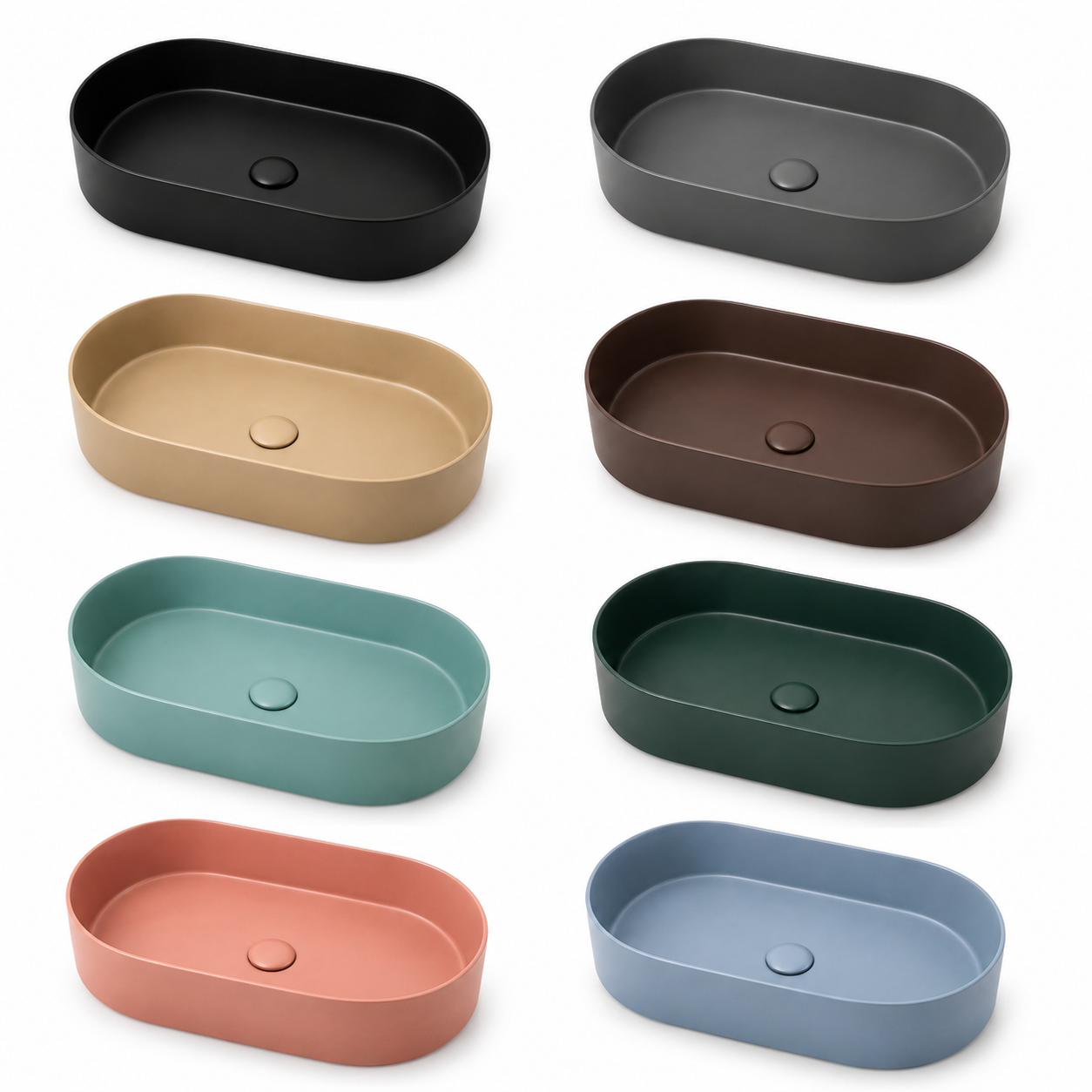 Azure Harmony Ceramic Basin