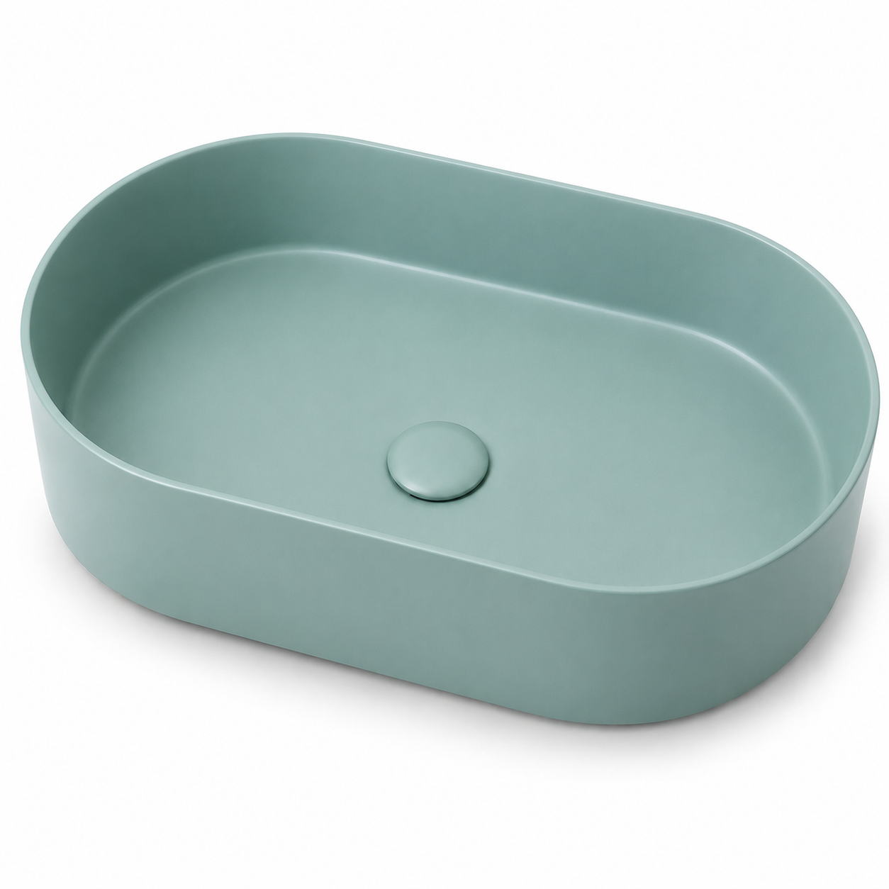 Azure Harmony Ceramic Basin
