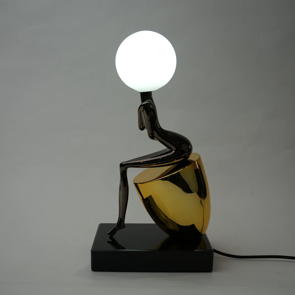 Noir Figure Table Lamp