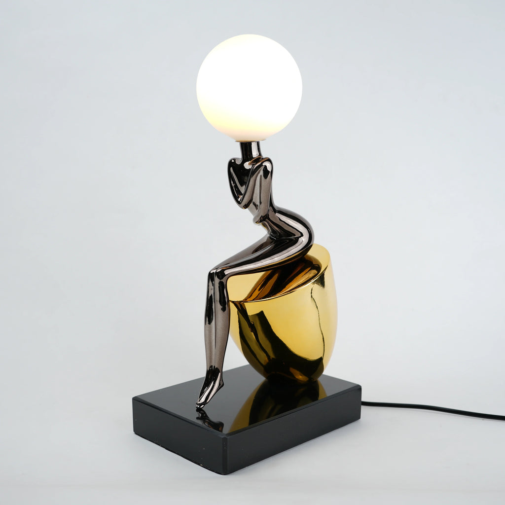 Noir Figure Table Lamp