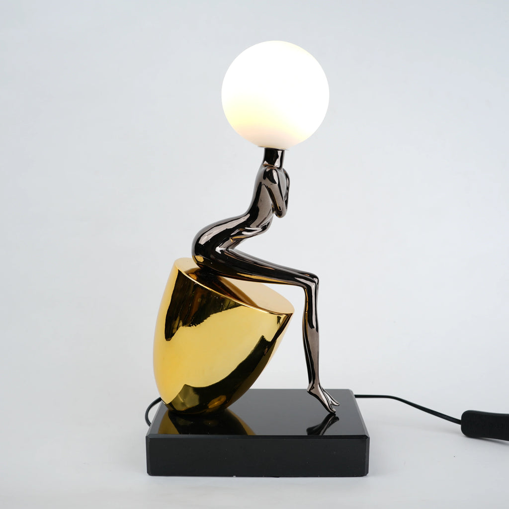 Noir Figure Table Lamp