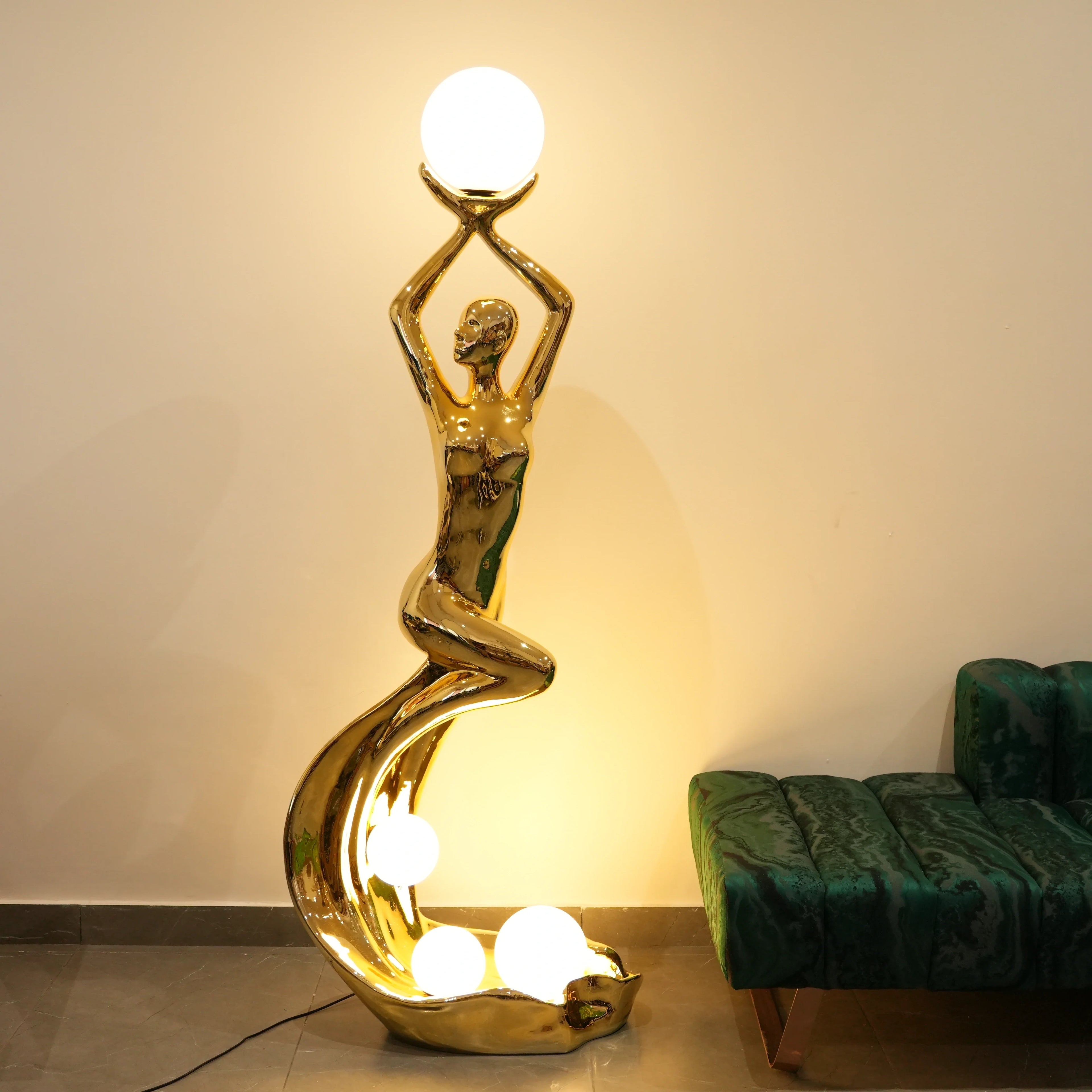 Radiant Muse Sculpture Floor Lamp