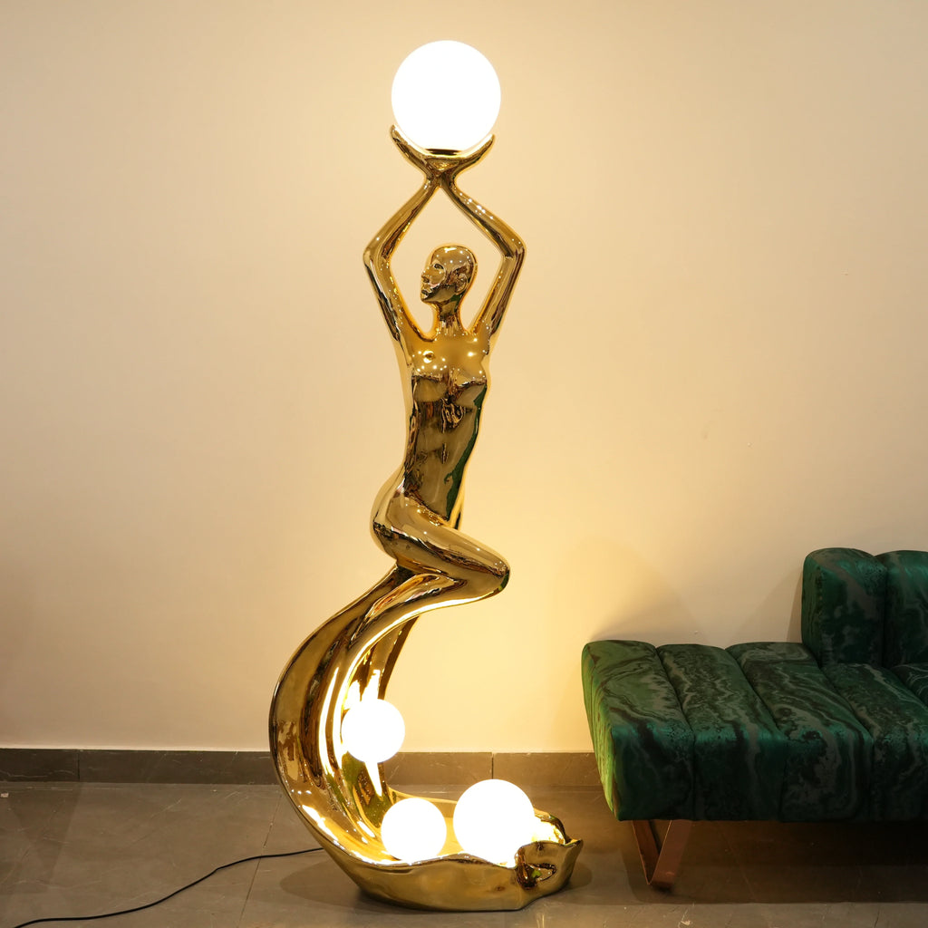 Radiant Muse Sculpture Floor Lamp
