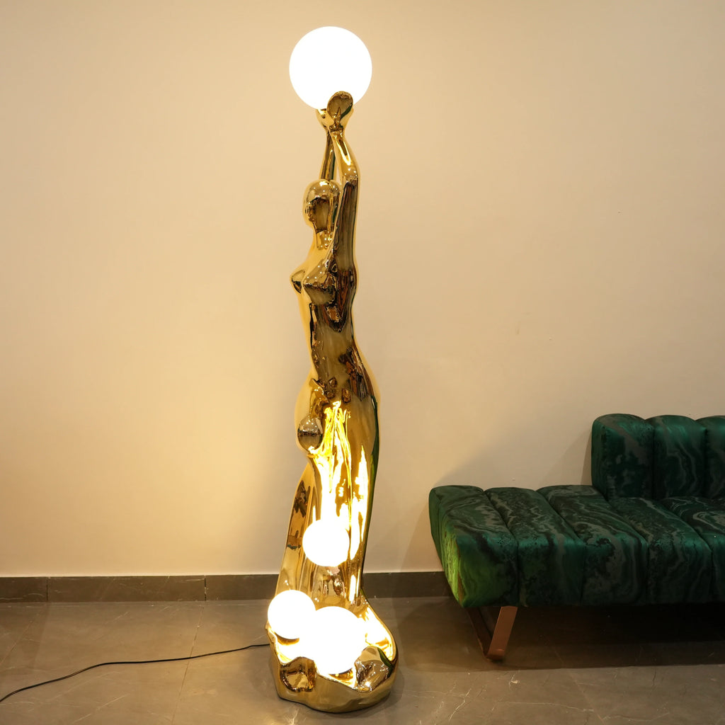 Radiant Muse Sculpture Floor Lamp