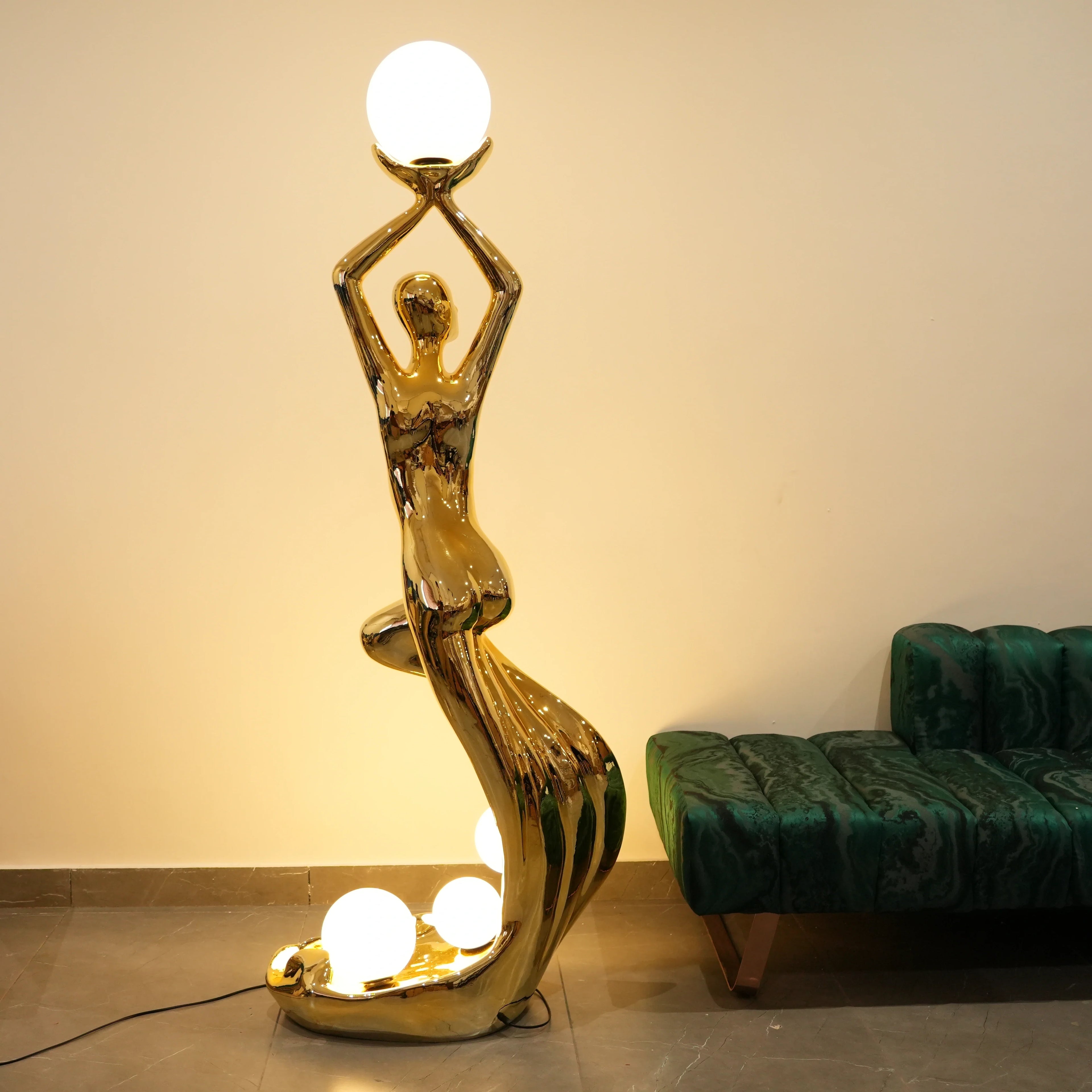 Radiant Muse Sculpture Floor Lamp