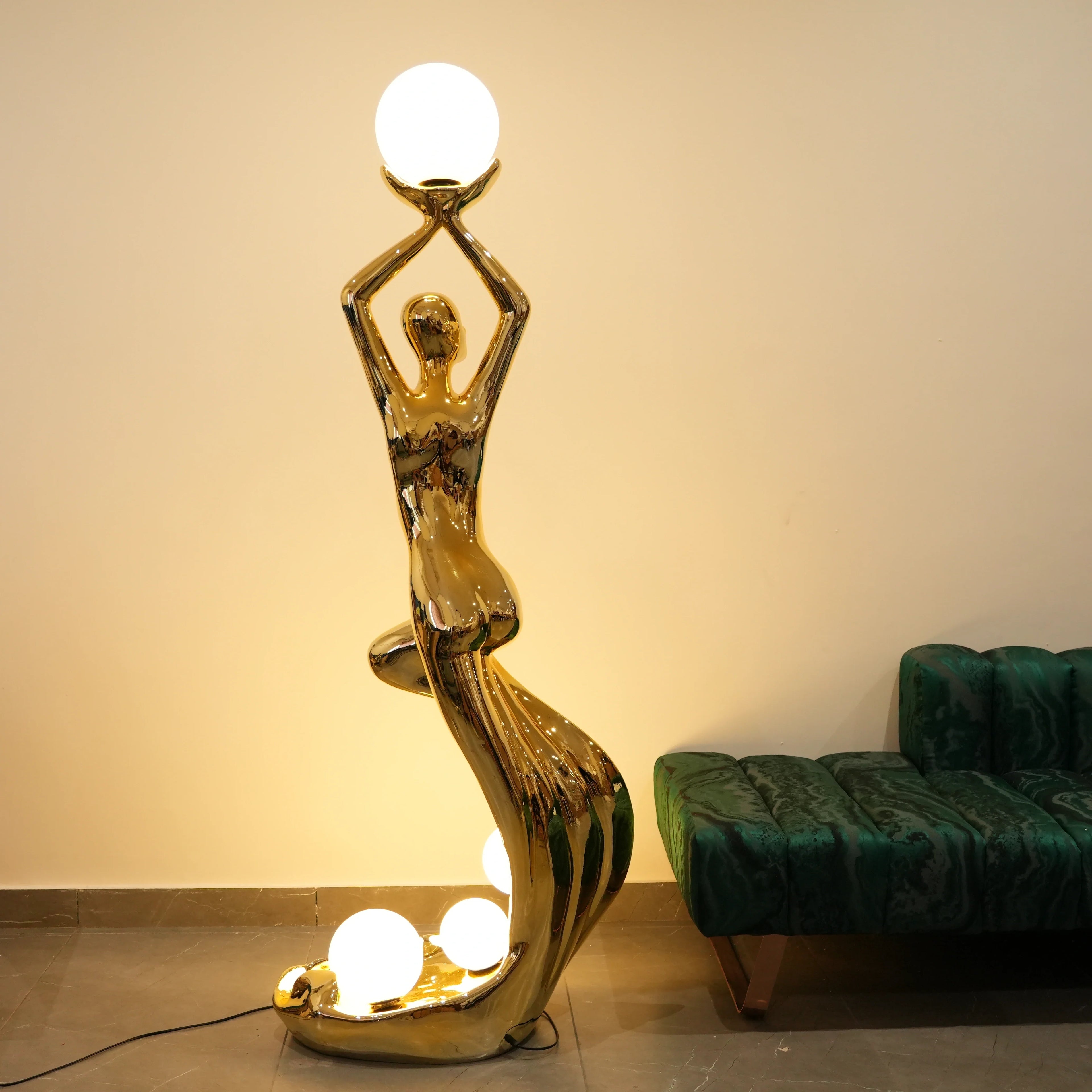 Radiant Muse Sculpture Floor Lamp
