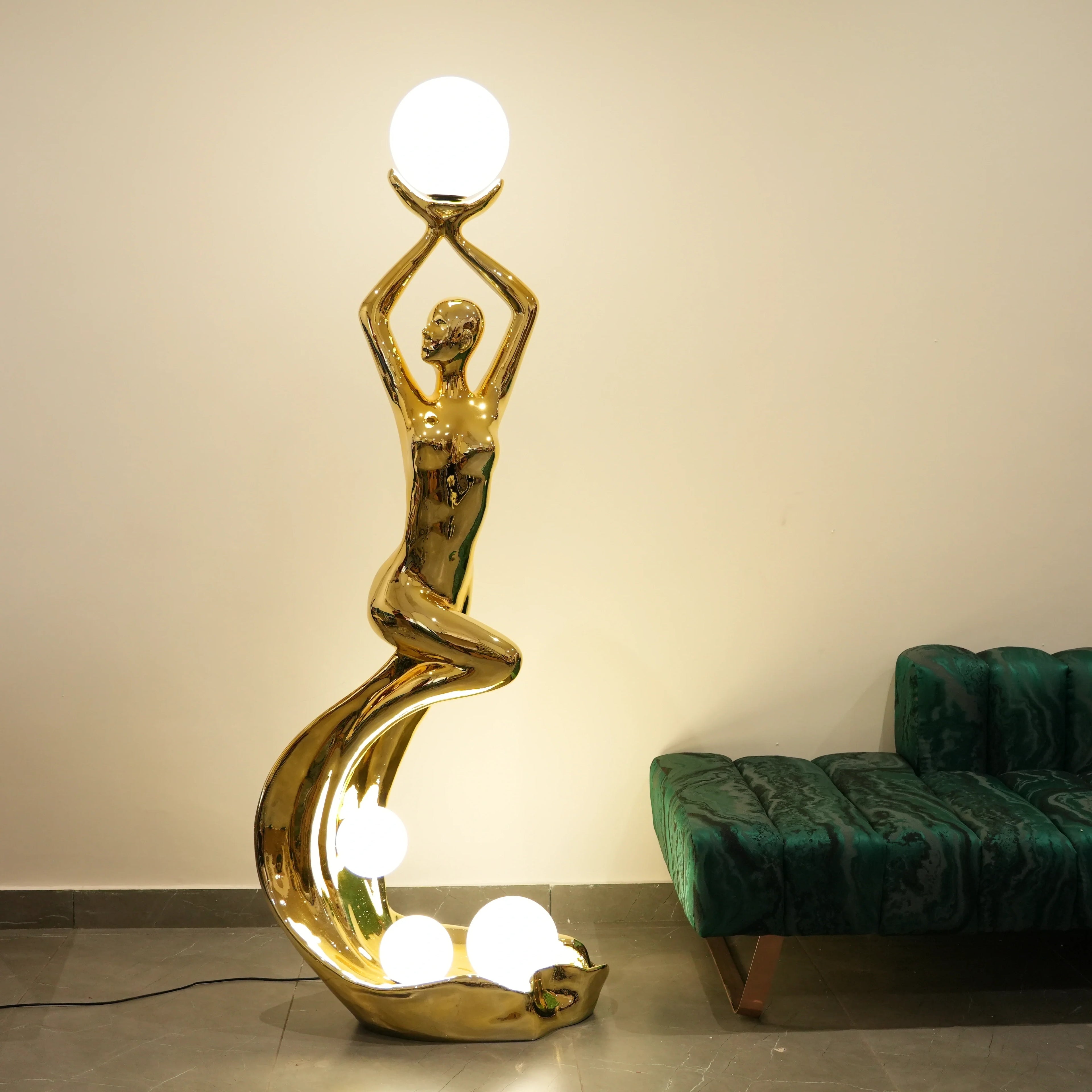Radiant Muse Sculpture Floor Lamp