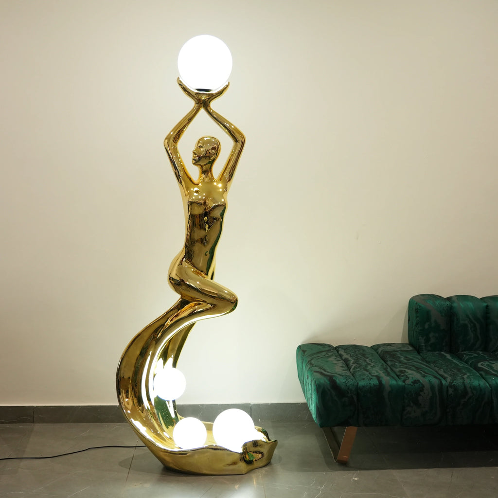 Radiant Muse Sculpture Floor Lamp