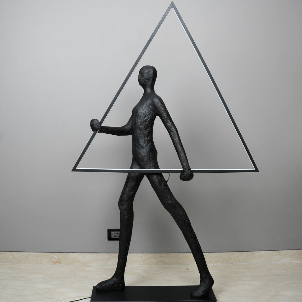Geometric Walker Light Sculpture