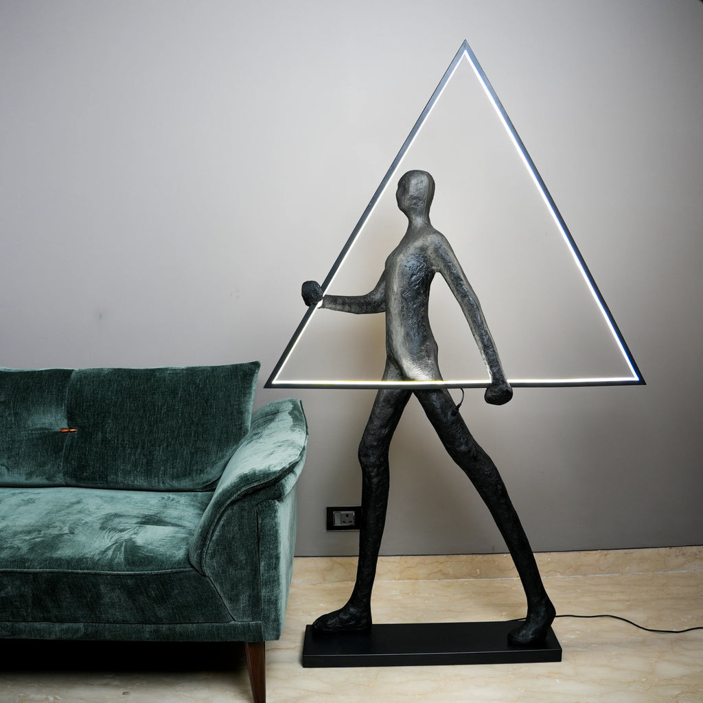 Geometric Walker Light Sculpture
